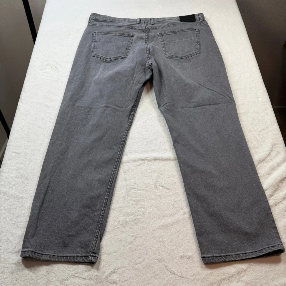 Red Ale by Alesbury Jeans Mens 40x30 Washed Grey Good Straight Leg MW20064-RX